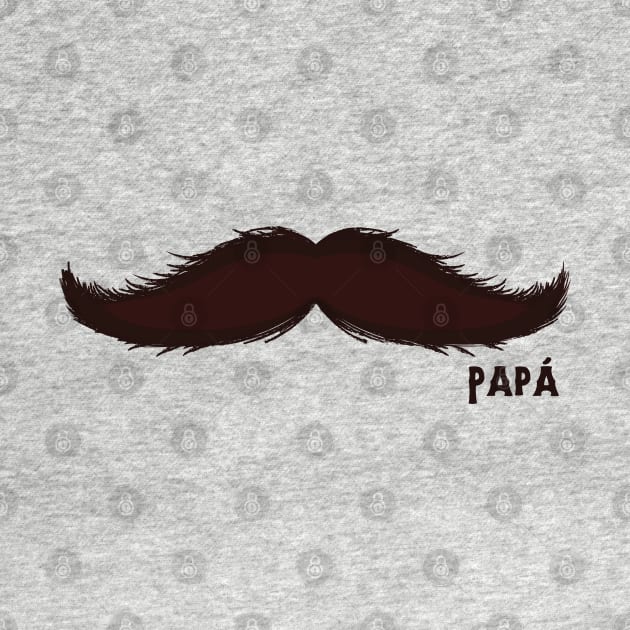 Mustache Dad Papa by Hello Sunshine